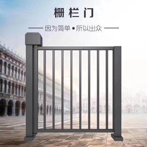 小区广告门人行通道自动门电动感应门刷卡智能门禁系统人脸