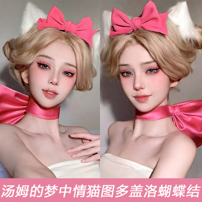 汤姆的梦中情猫图茨蝴蝶结发夹