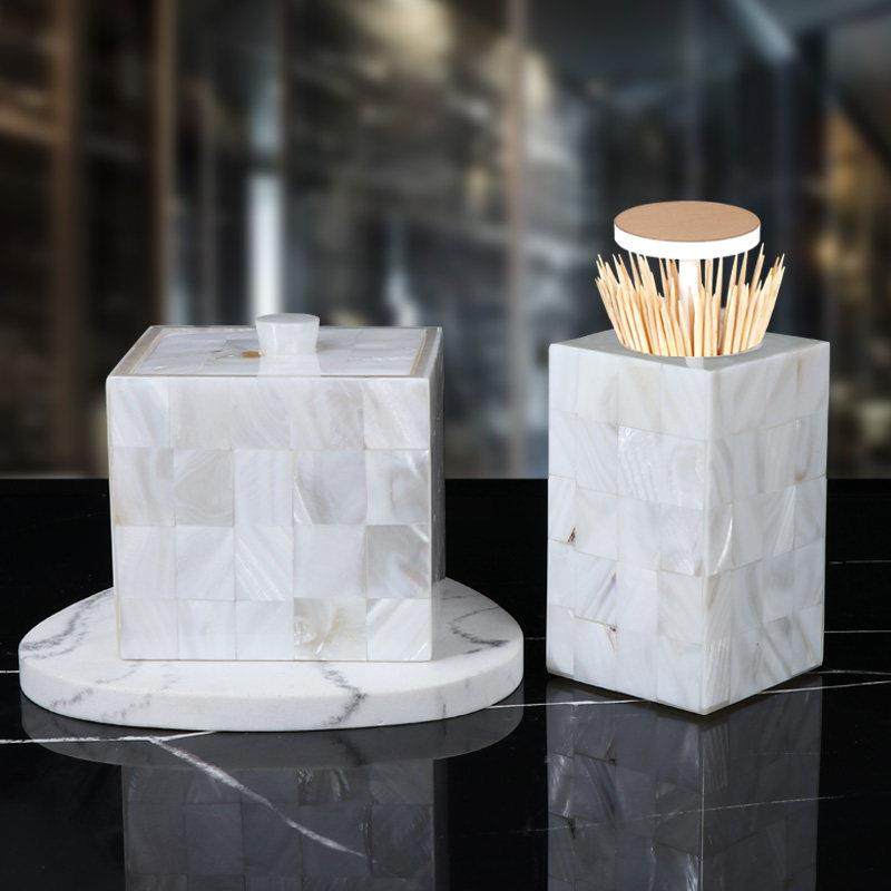 轻奢风牙签筒高档牙签盒按压式酒店家用客厅创意牙签棉签盒收纳盒,收纳整理,牙签盒,淘宝优惠券,粉丝福利购,淘宝优惠卷