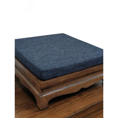 实木拜凳家用礼佛跪凳寺院拜佛跪垫乳胶打坐垫可拆洗禅修凳子蒲团