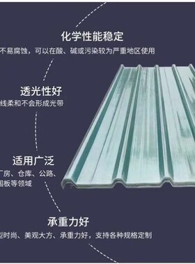 阳台隔雨板PC耐力板阳光瓦楞板大棚采光板屋顶雨棚遮阳防水透明瓦