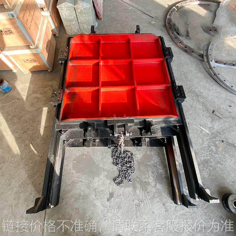 实体厂家铸铁闸门手动方形铸铁闸门 手电两用铸铁镶铜闸门