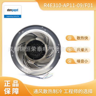 F01净化风机VBS0310X4NGZ ebmpapst洁净室通风除尘R4E310 AP11