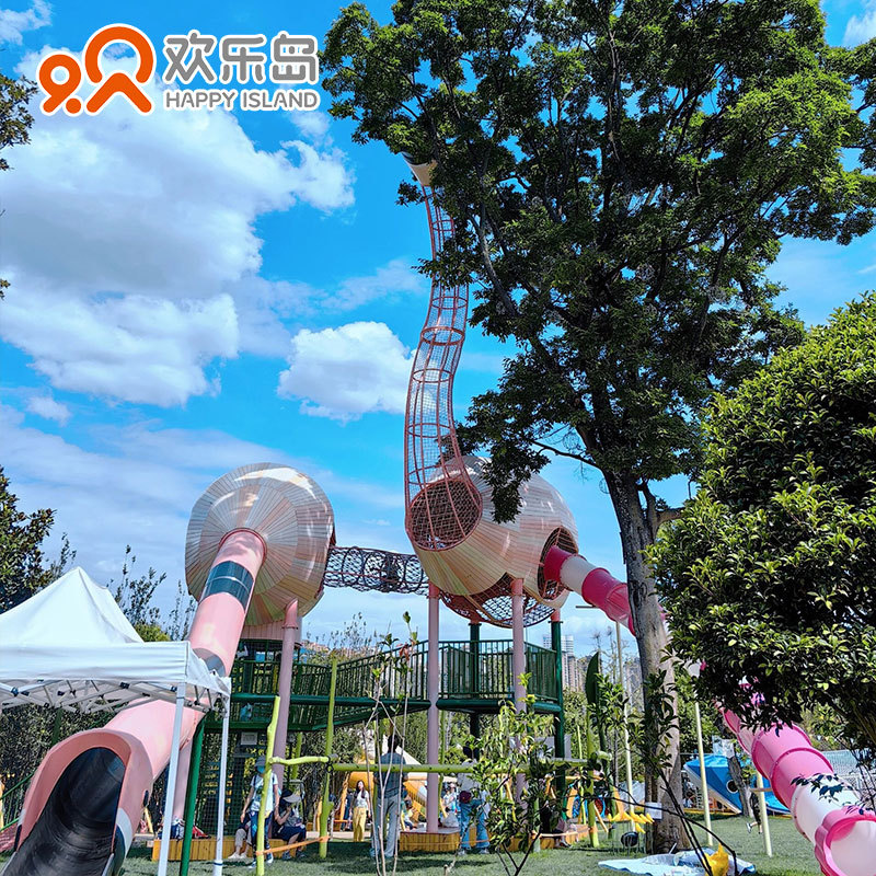 公园游乐设备厂家景区户外儿童组合滑梯无动力乐园规划设计