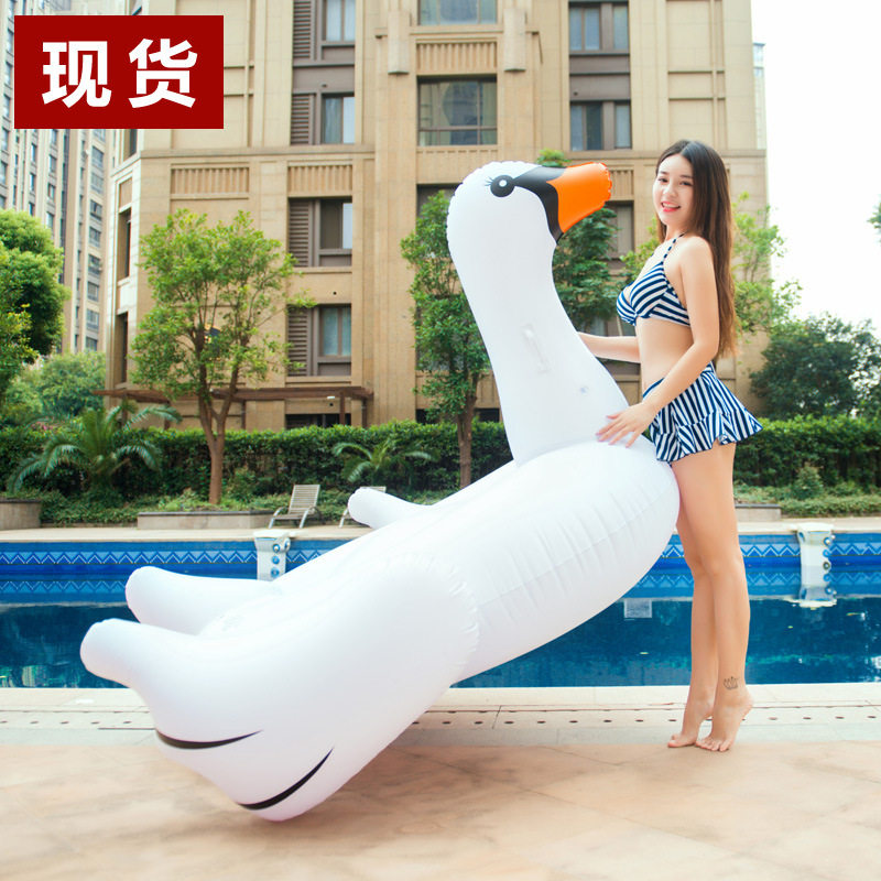 厂家现货充气成人儿童白天鹅浮排水上彩虹飞马浮床火烈鸟坐骑游泳
