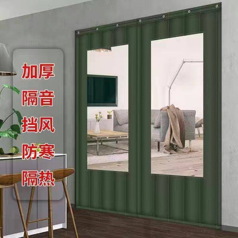 商场棉保暖门帘冬季超市冷库加厚隔音家用酒吧保温棉门帘家用