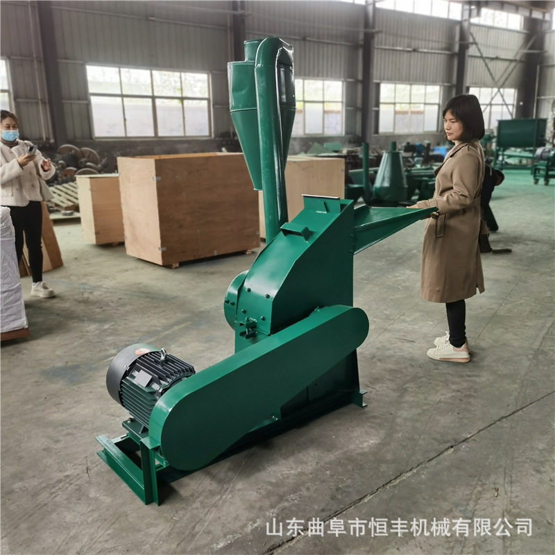 玉米芯玉米棒粉碎机餐厨垃圾鸡鸭骨头打浆机干湿两用秸秆柔丝机