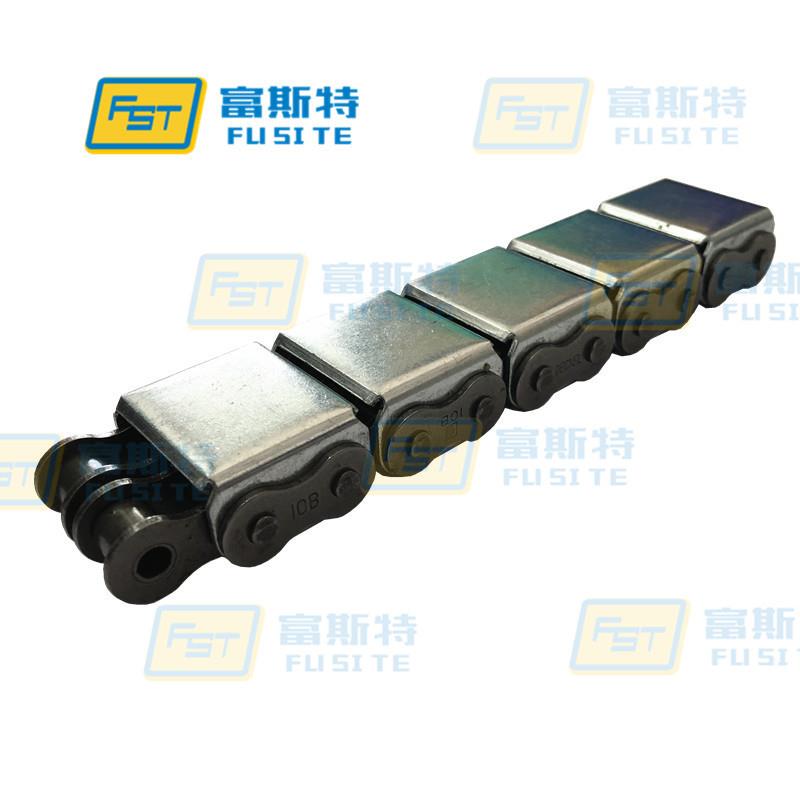富斯特10B-U2工业链条镀锌U型盖板链平移机链条直销
