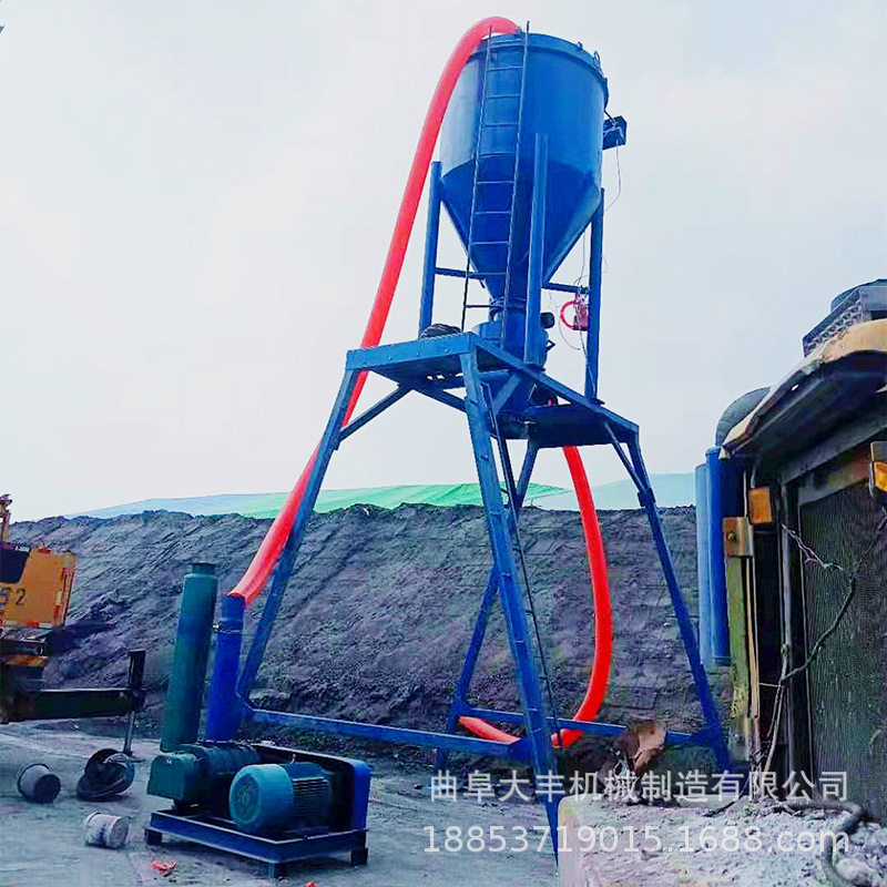 建材粉料装罐车气力输送机 无扬尘散水泥自吸装车机 干灰粉输送机