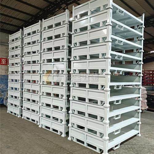 定制铁折叠式五件周转箱LZ202310工业铁箱工厂金车间屑零框件钢制,五金/工具,周转箱/储物箱/收纳箱,淘宝优惠券,粉丝福利购,淘宝优惠卷