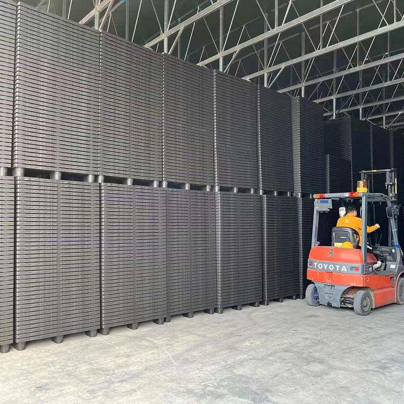 垫黑色塑料托盘叉车卡板托仓盘储物流一次性货仓XBB板栈板出托盘