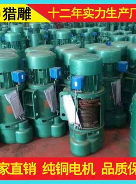 猎1雕CD1型钢丝绳电动葫220V吨2T3T5T2吨1芦0提T升降升机起重电葫