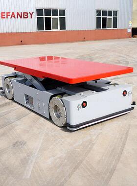 货搬运无人自动化能小车PL9C控制ag智平v车载重无物轨电动平板车