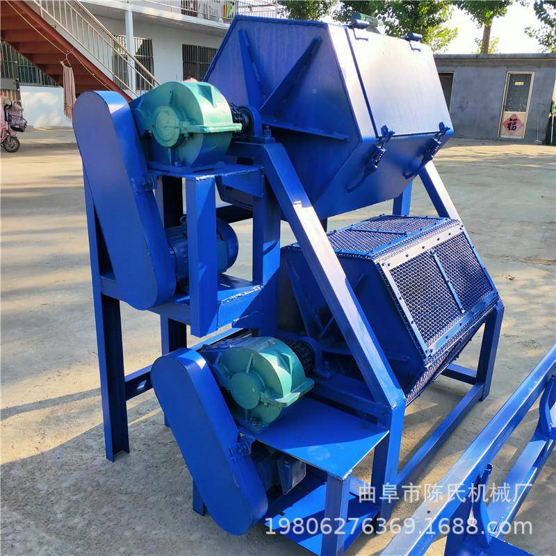 型六角干磨PG-200机破碎件去大油六角钢抛机 小型圆管光管除锈抛