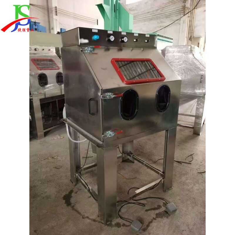 手动湿式喷砂机干湿两用喷砂除锈设备不锈钢制品喷砂机