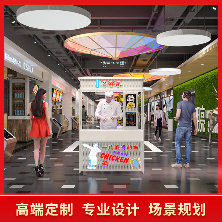 街仿古小吃车景区移动商铺售货车可移动多功能汽车餐厅商用电加热