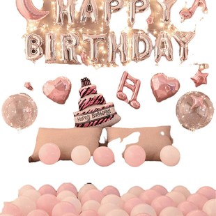 极速Birthday decoration scene layout affordable Sluxury styl