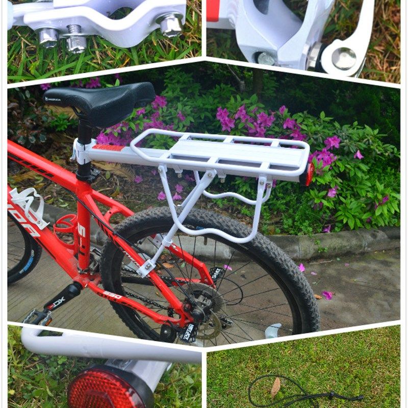 极速包邮 快拆式自行车货架 铝合金山I地车尾架可载人后座衣架装