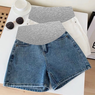 夏季 春g夏小个子孕妇短裤 薄款 外穿孕妇牛仔短裤 新品 安全裤 孕妇裤