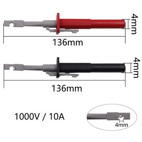 极速4mm Circuit Test Clip Testz Clip Piercing Probes Set Nic