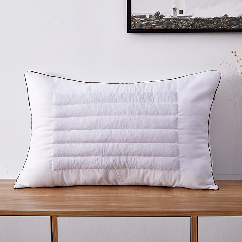 极速羽丝b绒枕芯48*74cm酒店单人荞麦护颈保健枕头特价一对拍2