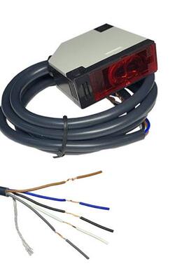 极速快速卷帘门感应器红外镜反射光电开关EG3JK-R4M1电梯货梯防夹