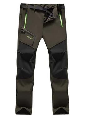 极速Mens Pants Aultumn Winter Outdoor Color Stitching Mounta