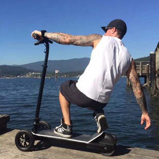 极速倒三轮电动滑板车成人上班代步车男女K漂移踏板车折叠防水便