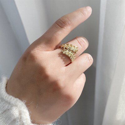 极速Adjustable ring opening mens andH womens couples ring