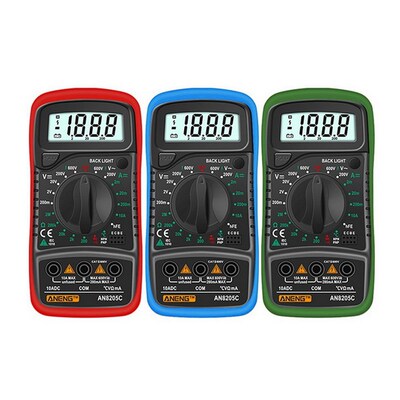 极速AN8205C Digital Multimeter /DC Ammeter VolRt Ohm Tester