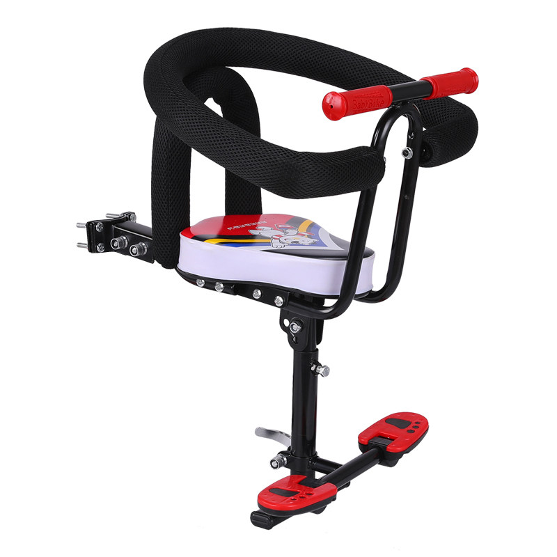 极速电动自行车宝宝前o置全围座椅踏板电摩电瓶车儿童安全椅小孩