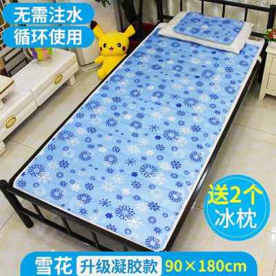 极速厂销凝胶冰垫床垫坐垫冰沙床垫冰枕头学生宿舍单人Z免注h水制