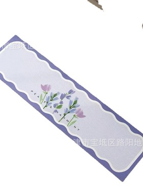 极速厨房地垫防水防油脚垫家用可擦免洗垫子皮革QPVC长条防滑耐脏