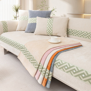 极速简约奶油沙g发垫四季 垫 通用防滑沙发罩套靠垫盖布巾2022新款