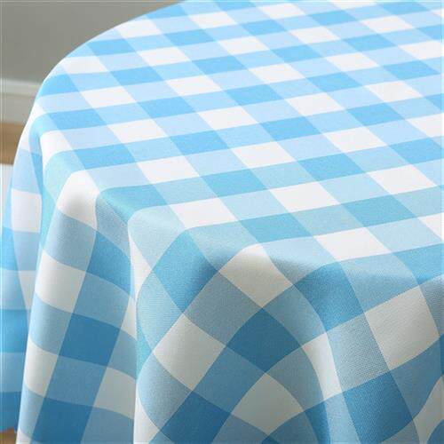 极速睿爸 e田园格子桌布布艺野餐布长方形桌布西餐厅简约茶几饭店