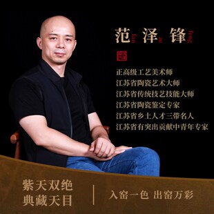 速发新品范泽锋收藏级曾青敛口杯天目盏建盏N建窑高端茶盏主人杯