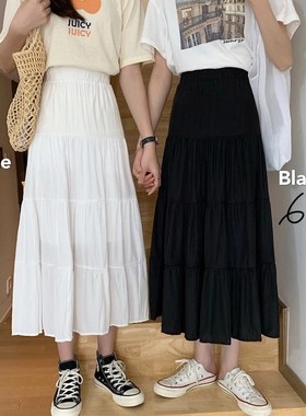 极速Spring Summer Women Chiffon Skirts Vintage SHigh Waist E