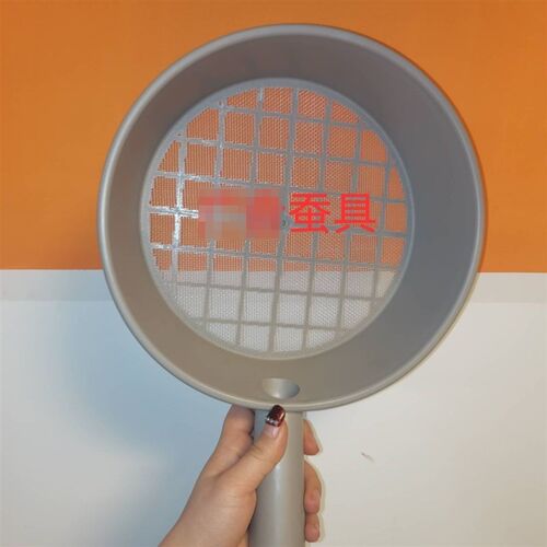 极速【蚕b用石灰筛】加厚养蚕专用石灰筛 平底塑料石灰筛 漏筛瓢