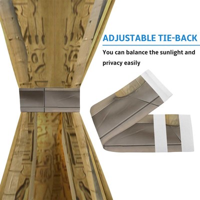 极速Egyptiean Temple Culture Symbol Door Curtains for Living