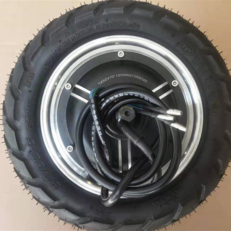 极速10寸前e后驱电动滑板车电机36V48V52V真空胎马达改装配件无刷