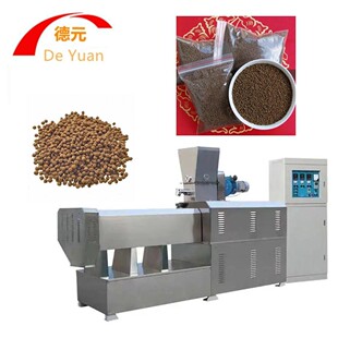 德元鱼饲料膨化机 水产鱼饲料膨化机 水产养殖饲料设备