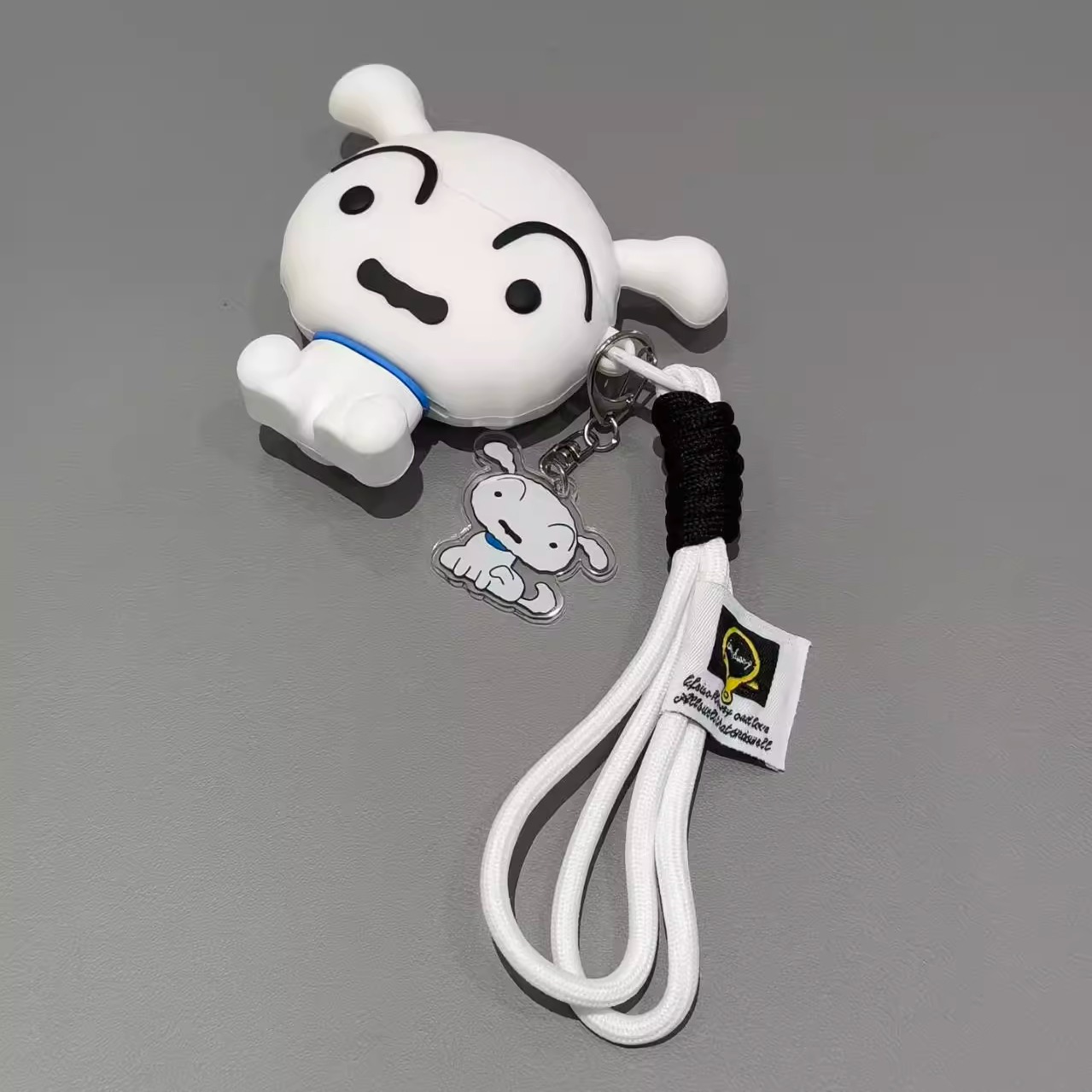 可爱小新小白适用苹果AirPods4代苹果无线蓝牙耳机套AirPodspro3代个性AirPods1/2硅胶AirPodspro2防摔耳机盒