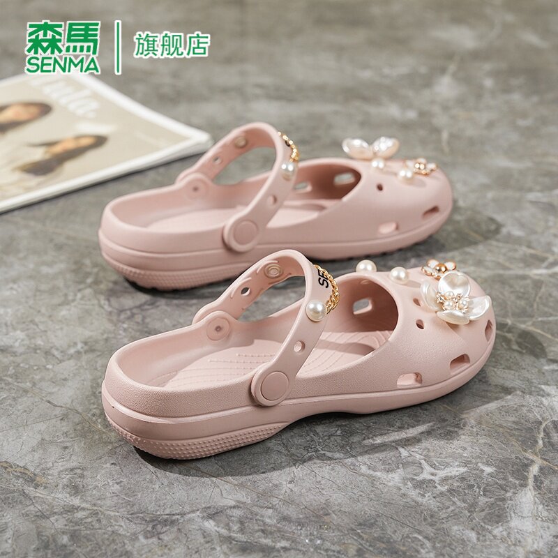 SENMA/森马官方旗舰包头拖鞋女