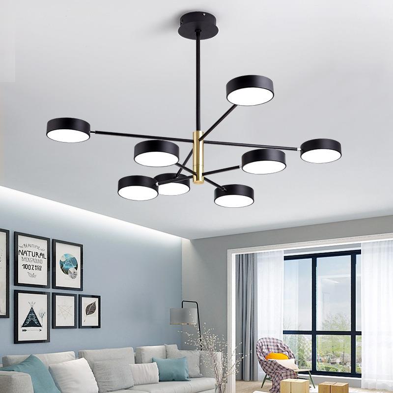 后现代马卡龙客厅吊灯卧室服装店多色装饰灯简约北欧书房吊灯