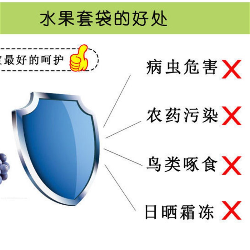 热销水果防鸟防虫网袋q瓜果保护袋子无花果枇杷葡萄网袋桃子草莓