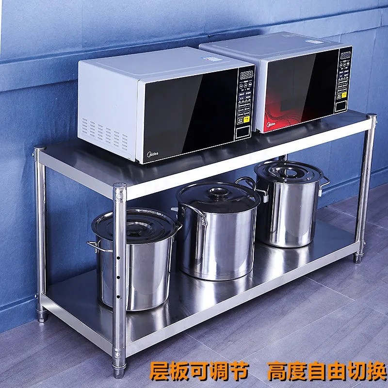 热销不锈钢做饭置物架煮饭p桌家用台子商用架子桌子X工作台餐饮厨