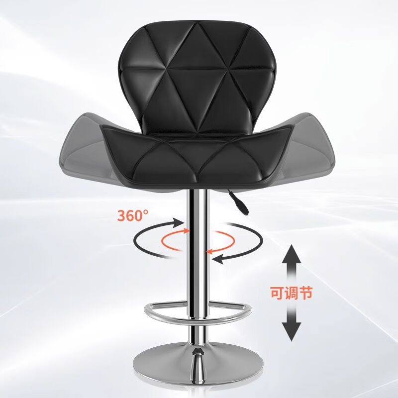 极速唐辑吧e台椅子升降椅高脚凳转椅前台椅子酒吧可升降高椅子高