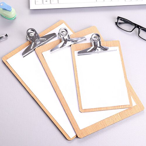 新品Wooden Clipboard A4 Writing Pad School SupplieVs Note Bo