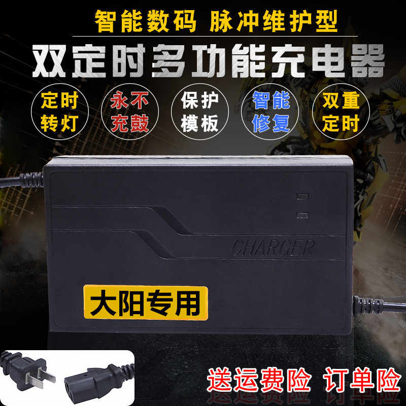 极速大阳电动三轮车车电瓶充电器36V12AH48V20AH60V30AH7W2V35AH3