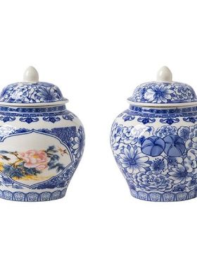 极速Decorative Ginger Jars with Lids Home Decor Art fYor Liv